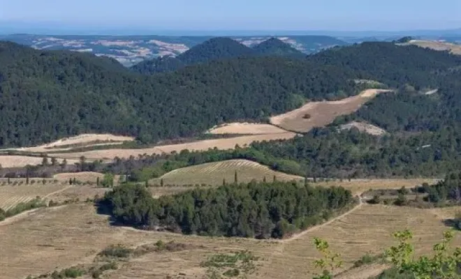 Bientôt les vacances de Pâques au Mas de Lencieu, Les Dentelles de Montmirail, Le Mas de Lencieu