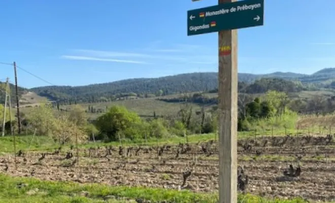 Les courses Trail autour du Ventoux et des Dentelles de Montmirail, Les Dentelles de Montmirail, Le Mas de Lencieu